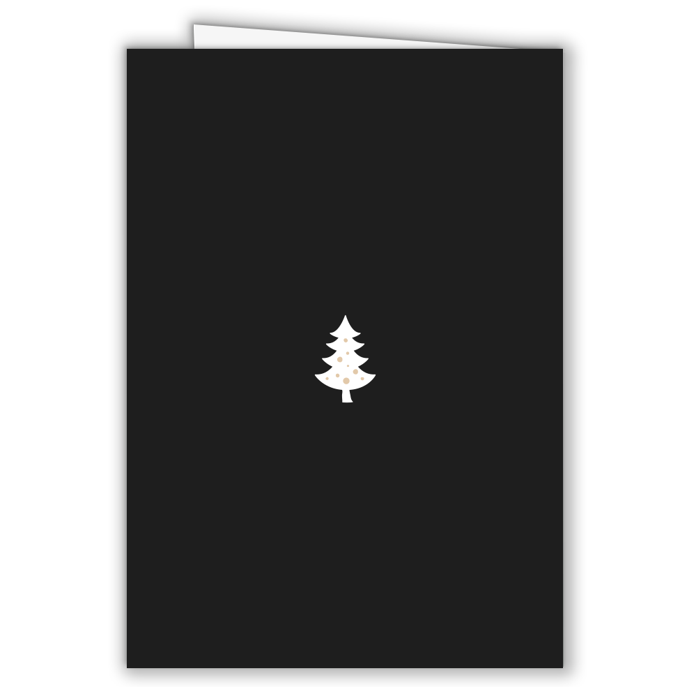 Weihnachtskarte Tannenbaum