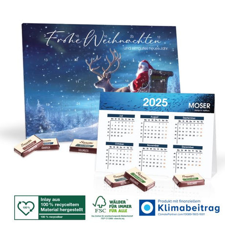 Werbeartikel Adventskalender mit Logo für Firmen