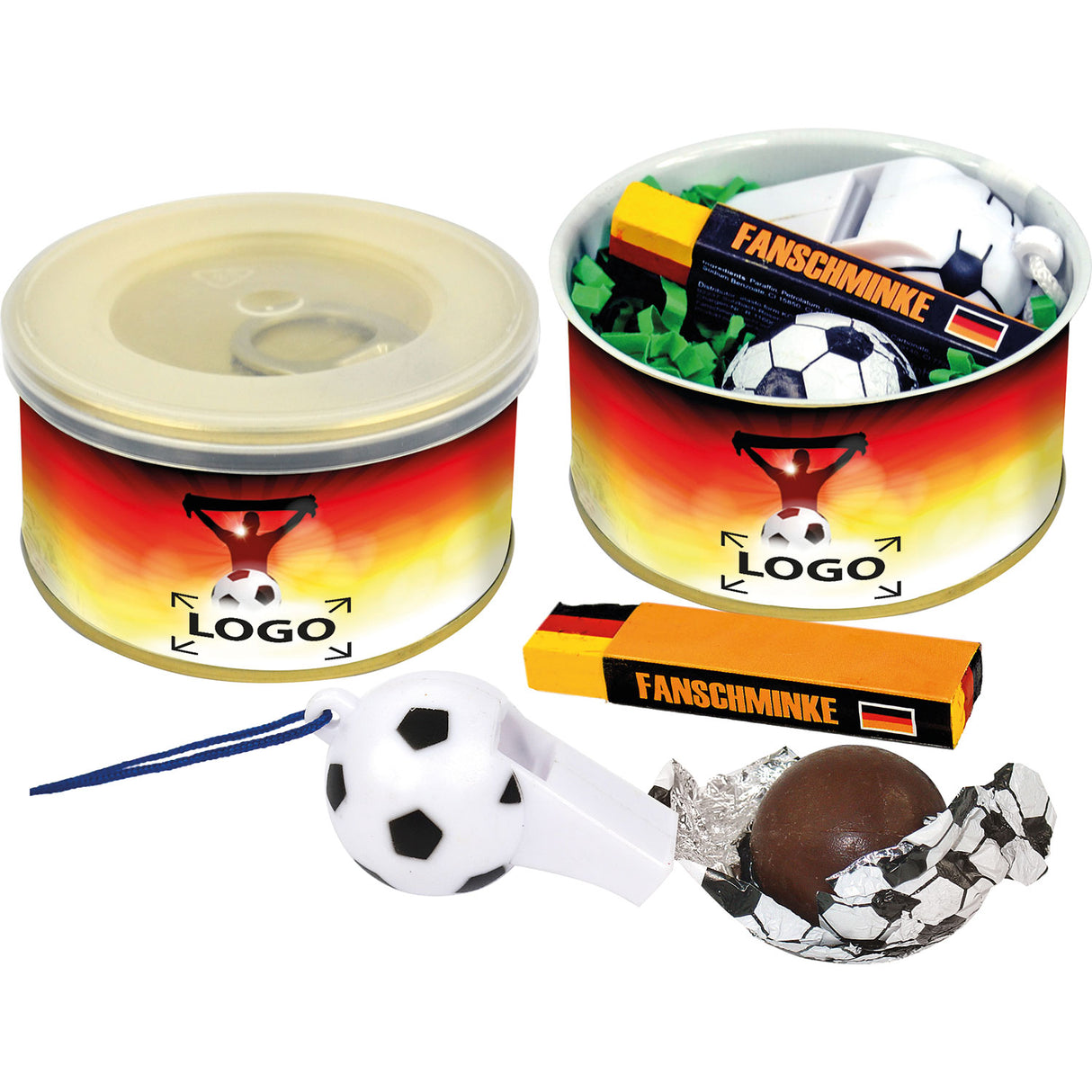 Fußball-Fan-Dose