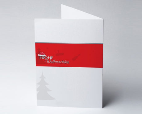 Weihnachtskarte Logo-Branchenkarte Maler
