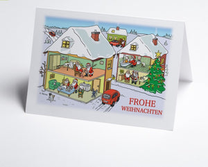 Weihnachtskarte Branche ambulante Pflege