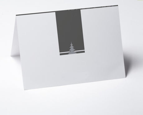 Weihnachtskarte Graue internationale Grüße