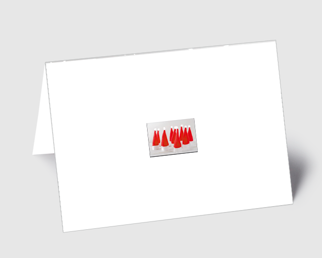 Weihnachtskarte Weihnachtsmützen