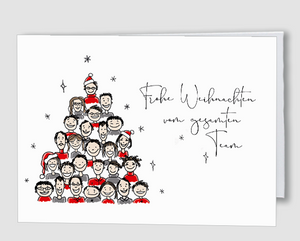 Weihnachtskarte TEAM