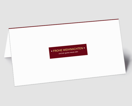 Weihnachtskarte Weihnachtszeit