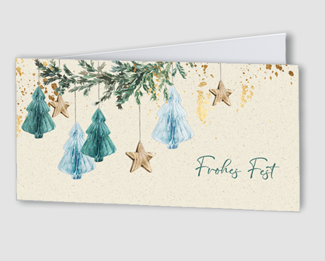 Weihnachtskarte Weihnachtsbäumchen