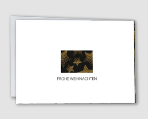 Weihnachtskarte Sternenglanz