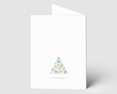 Weihnachtskarte Kristallbaum