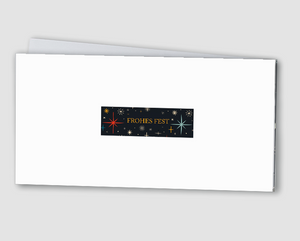 Weihnachtskarte funkelnde Weihnachten