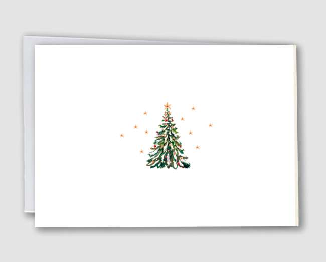 Weihnachtskarte Weihnachtsbaum
