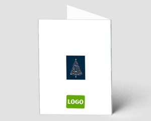 Weihnachtskarte Festtagsglanz