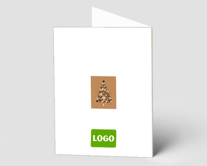 Weihnachtskarte Festtagsglanz