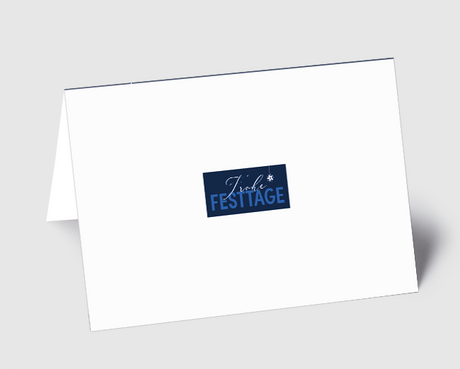 Weihnachtskarte Frohe Festtage