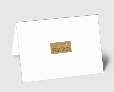 Weihnachtskarte Frohe Festtage