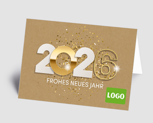 Weihnachtskarte Jahreswechsel