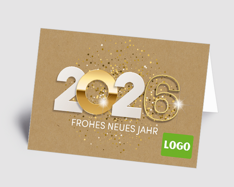Weihnachtskarte Jahreswechsel