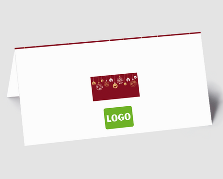 Weihnachtskarte Kugelglanz