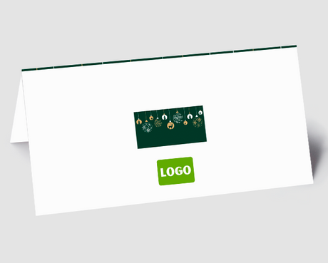 Weihnachtskarte Kugelglanz