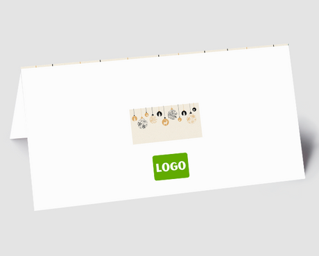 Weihnachtskarte Kugelglanz