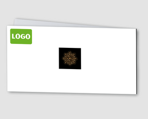 Weihnachtskarte Kristallglitzer