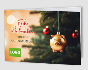 Weihnachtskarte Branche Finanzen