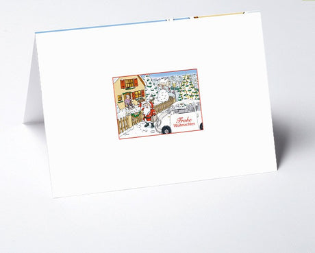 Weihnachtskarte Branche ambulante Pflege und Hausarzt
