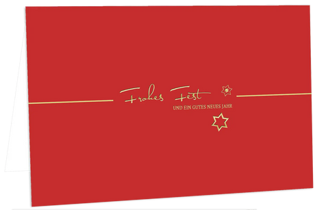 Weihnachtskarte Sternenzauber