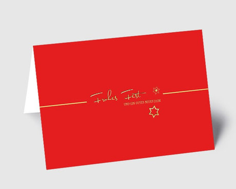 Weihnachtskarte Sternenzauber