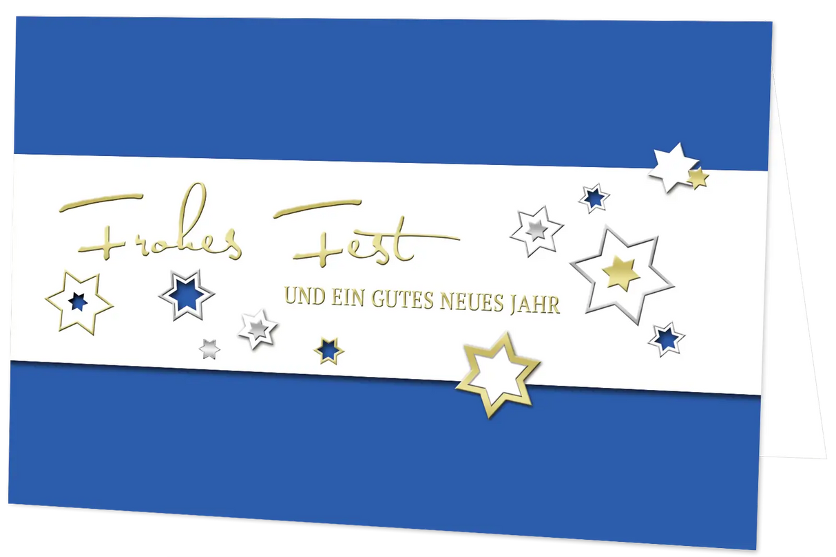 Weihnachtskarte Sternenzauber