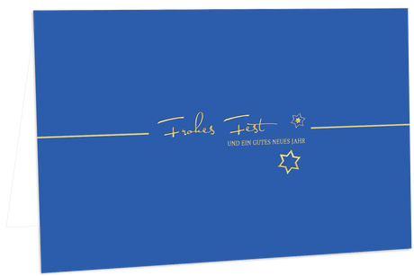 Weihnachtskarte Sternenzauber
