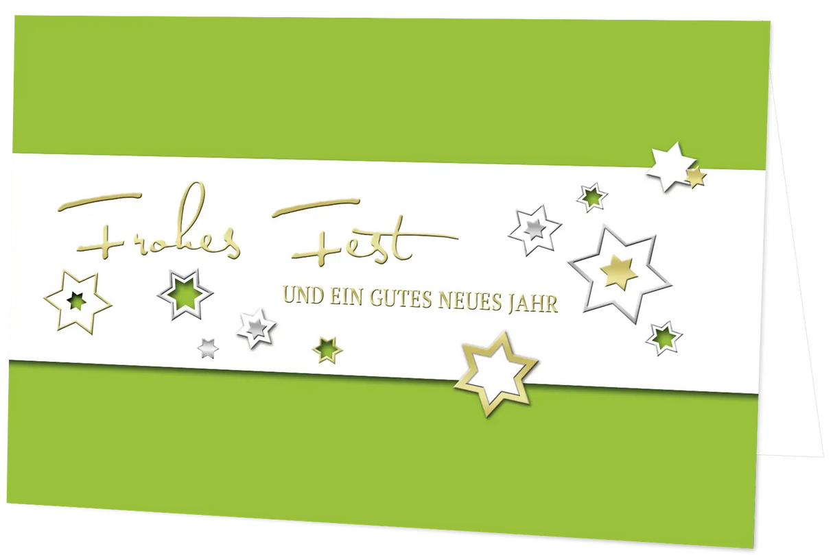 Weihnachtskarte Sternenzauber