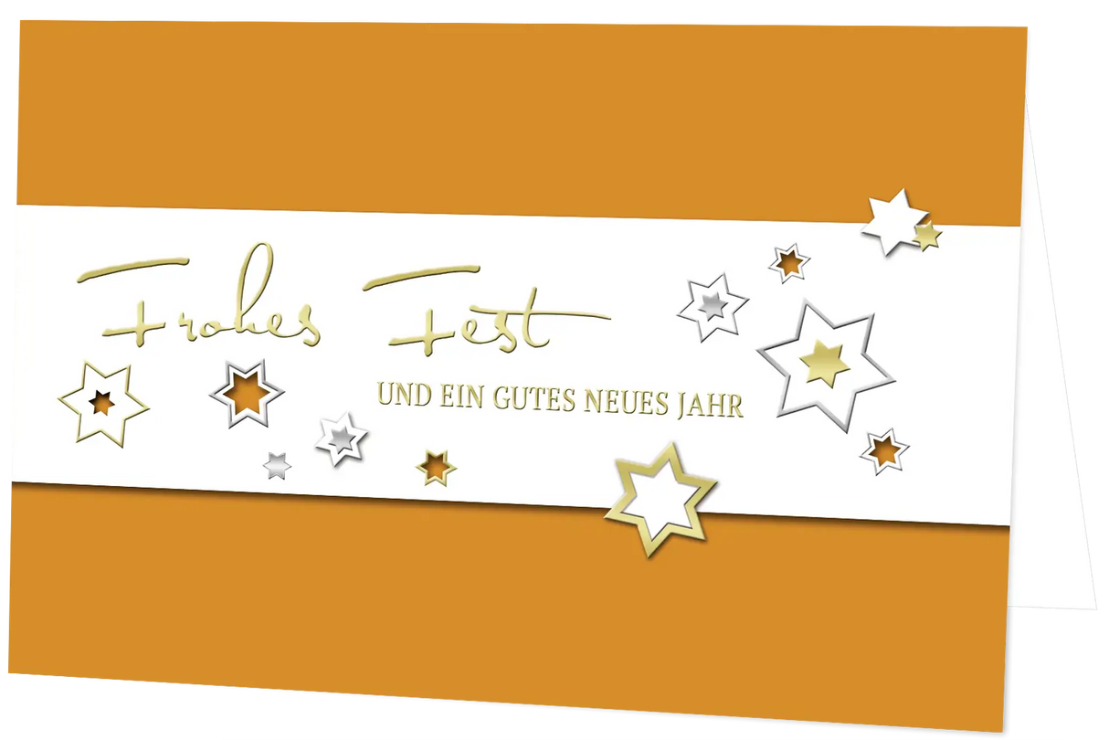 Weihnachtskarte Sternenzauber