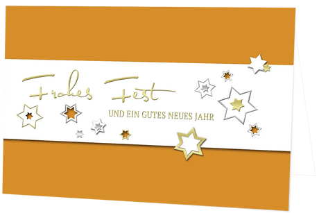 Weihnachtskarte Sternenzauber