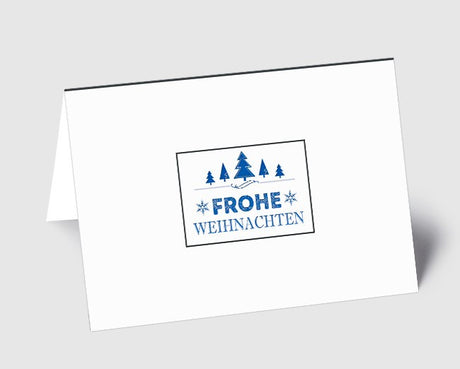 Weihnachtskarte Vintage Line: Frohe Weihnachten