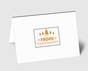 Weihnachtskarte Vintage Line: Frohe Weihnachten