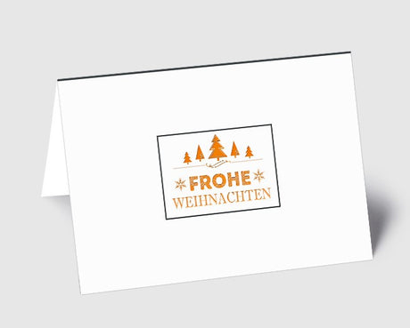 Weihnachtskarte Vintage Line: Frohe Weihnachten