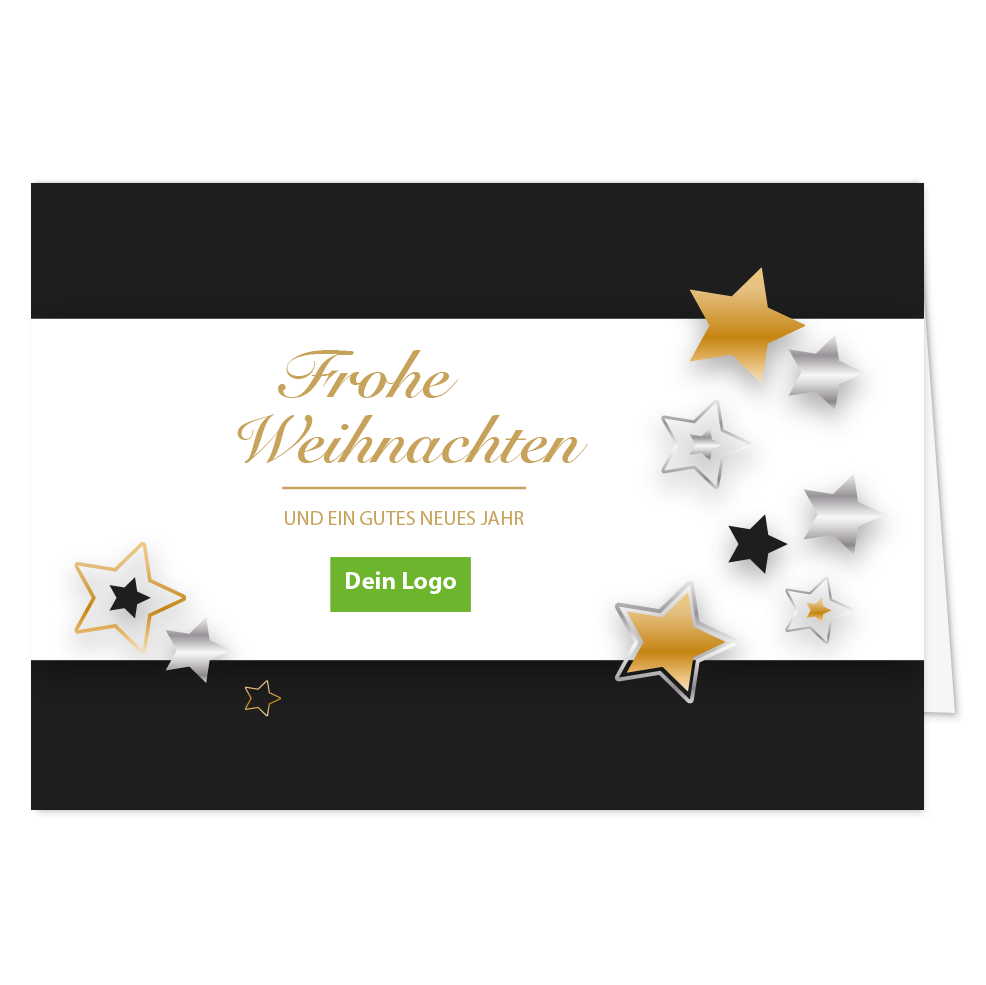 Weihnachtskarte Sternenzauber