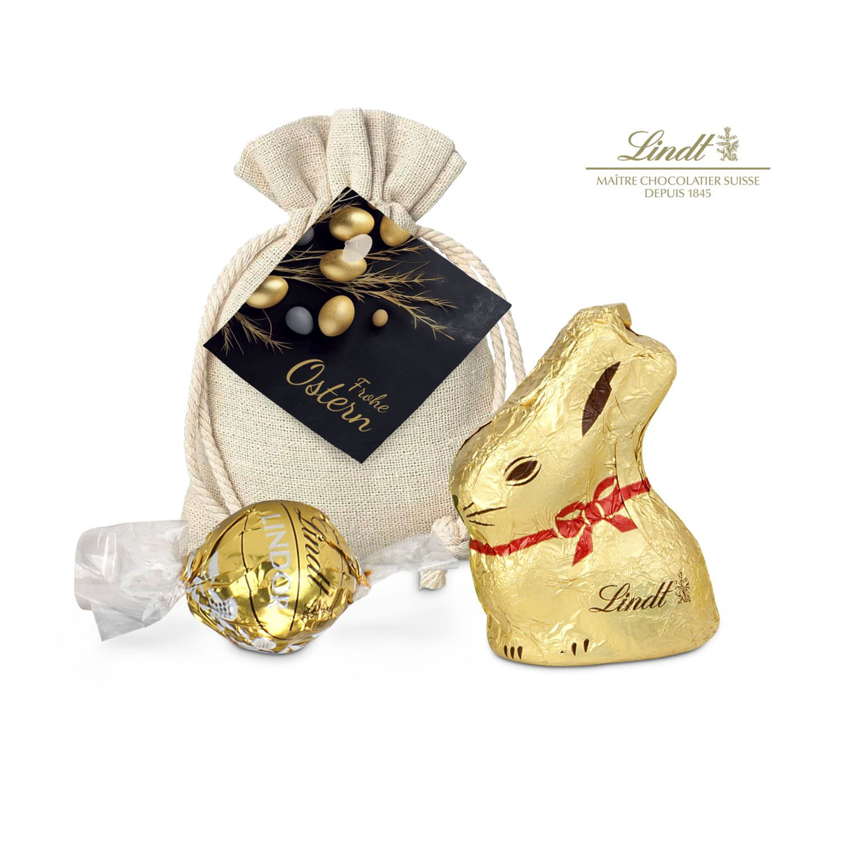 Goldenes Ostersäckchen
