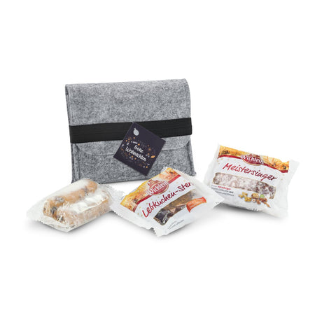 Filztasche mit Gebäck
