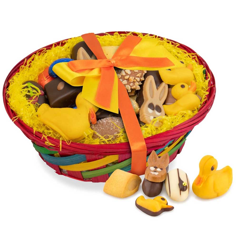 Großer Osterkorb mit Confiseriespezialitäten