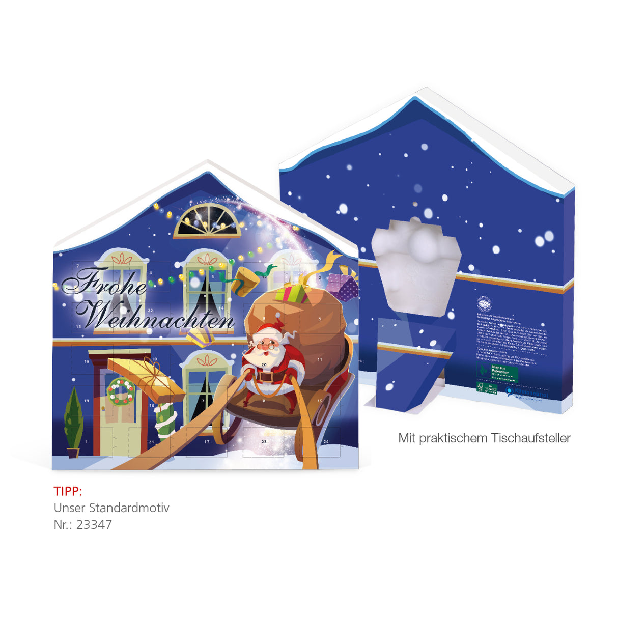 Adventskalender Lindt „Weihnachtshaus“ Organic