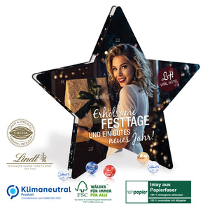 Adventskalender Lindt „Sternform"