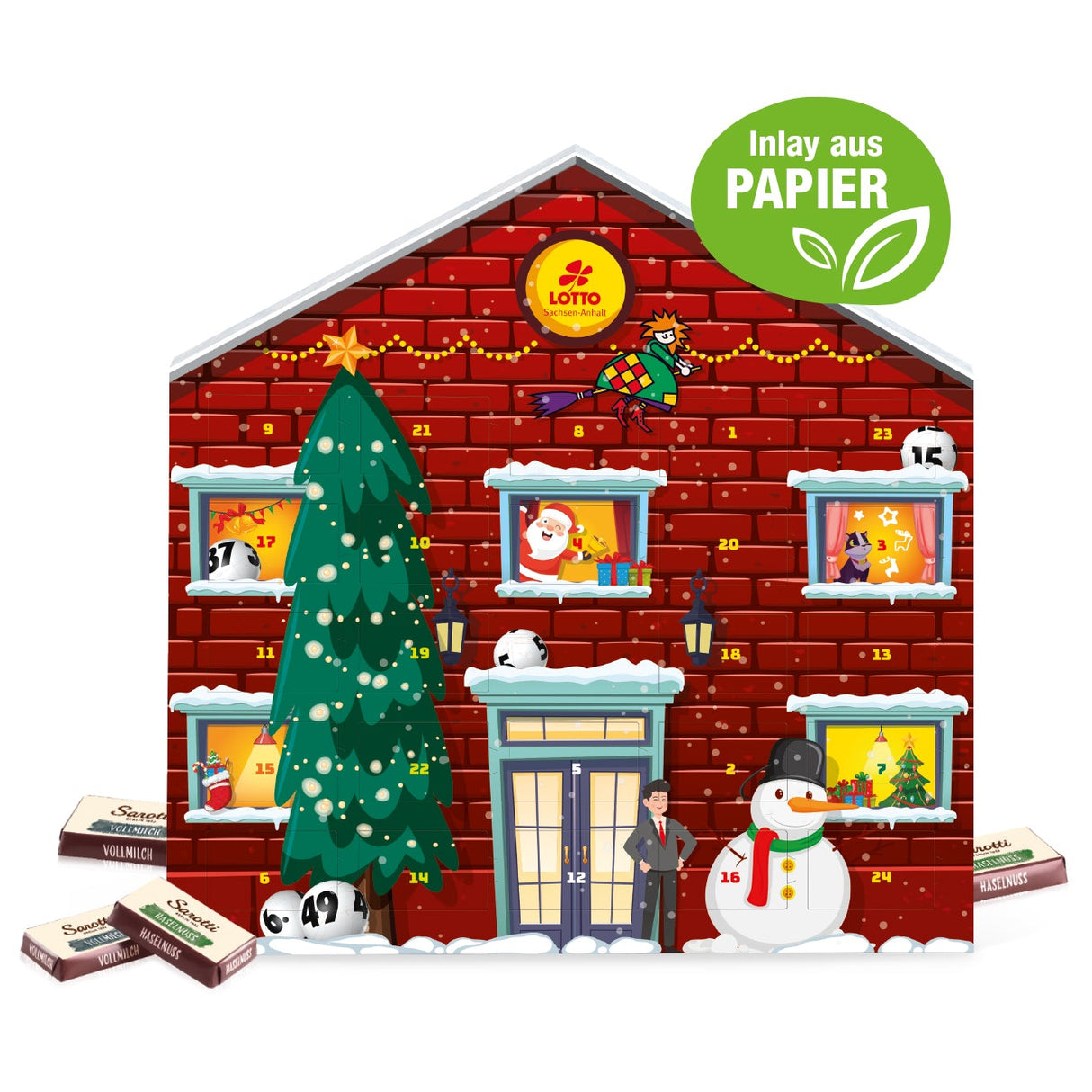 Adventskalender Weihnachtshaus "Exklusiv"