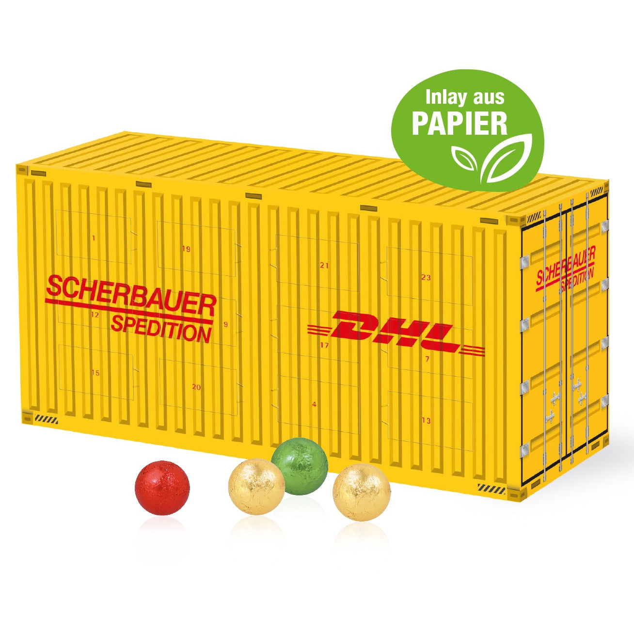 Werbeartikel Adventskalender mit Firmen Logo