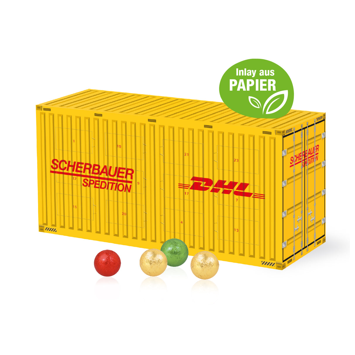 Werbeartikel Adventskalender mit Firmen Logo