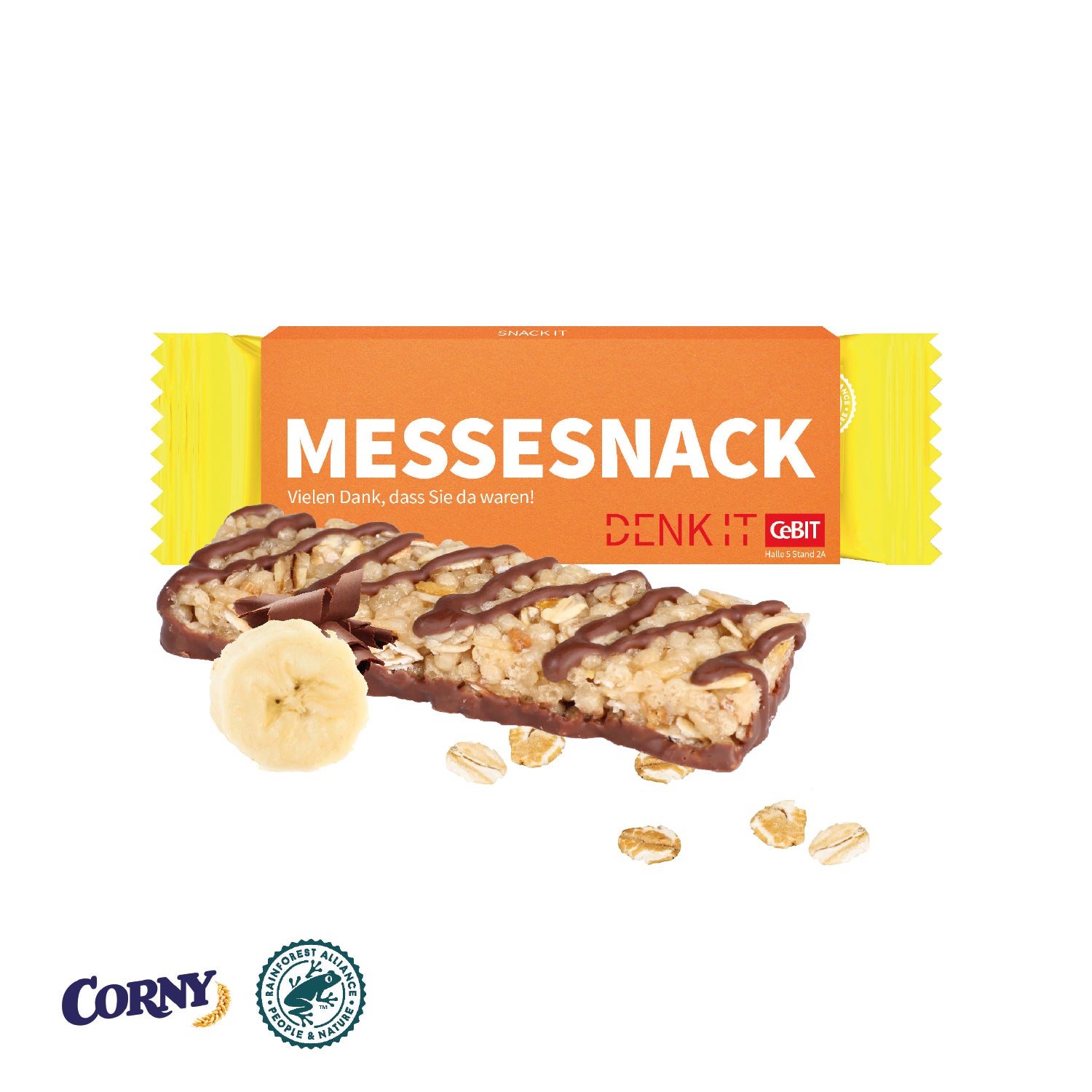 Müsliriegel Werbeartikel Messe