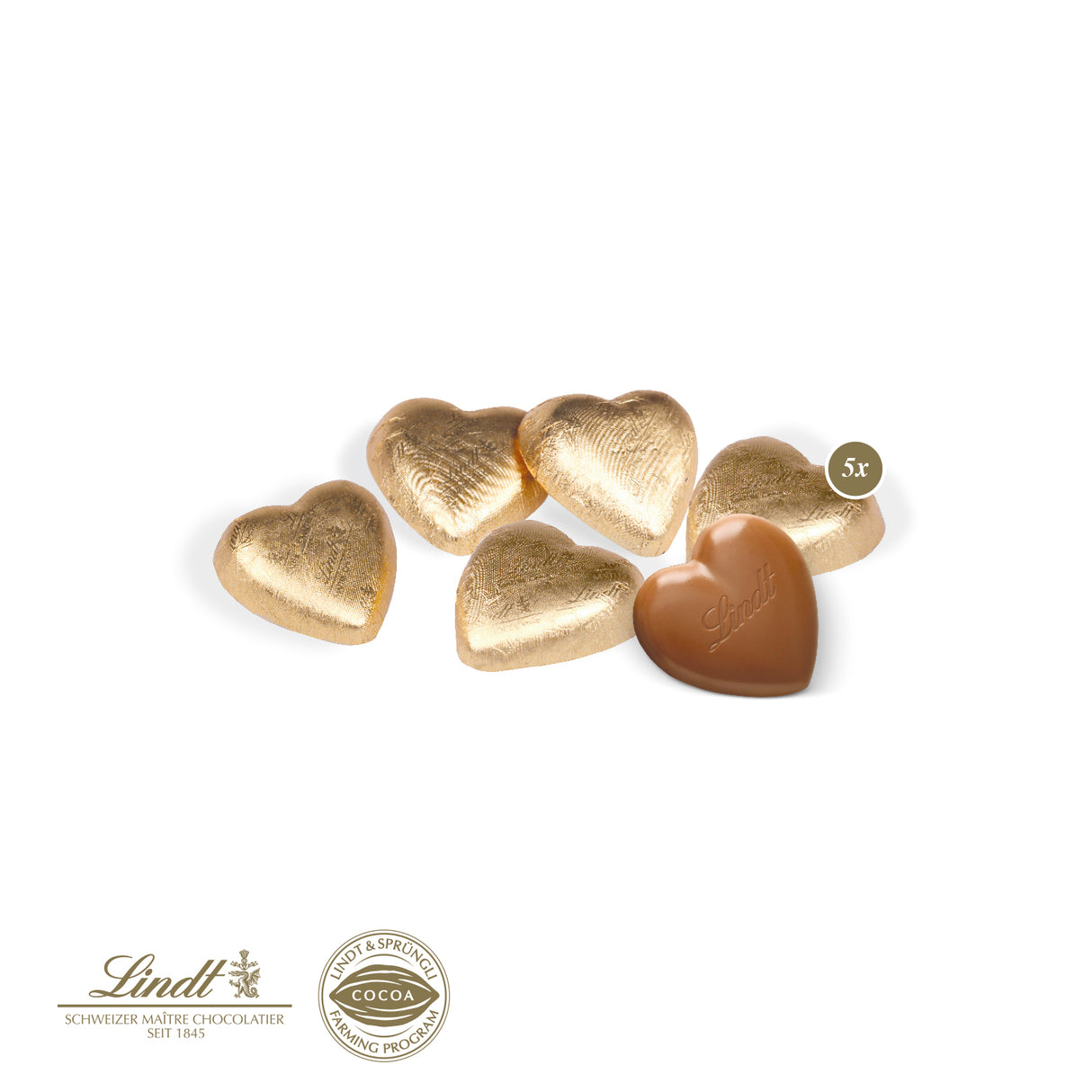 Präsentbox „Business“ mit Lindt Schokoherzen