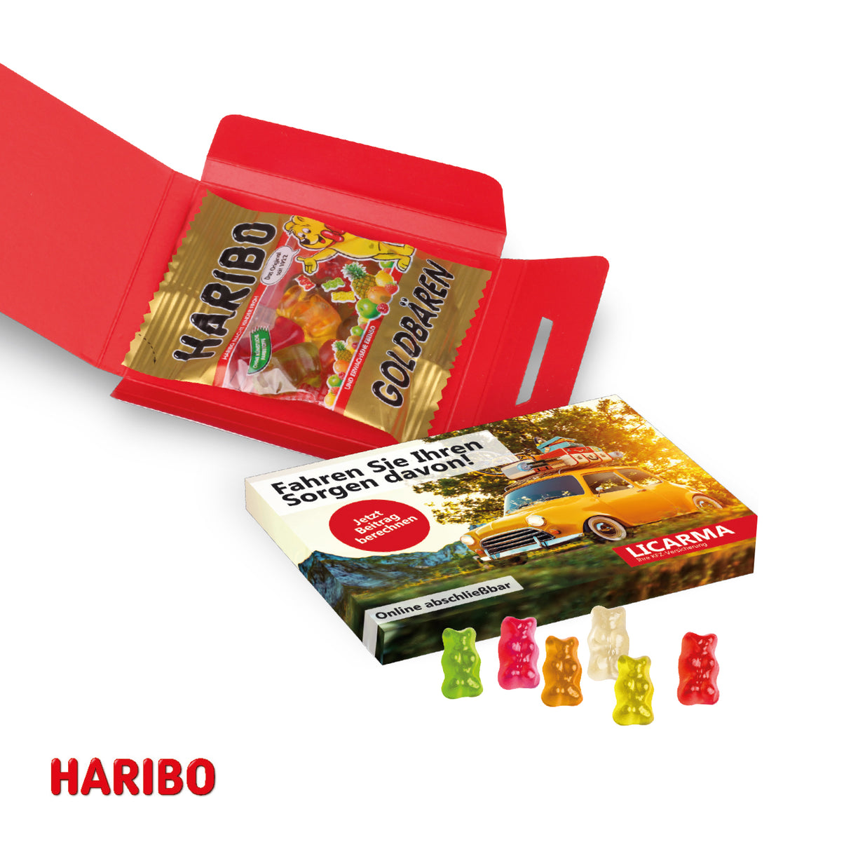 HARIBO Fruchtgummi-Briefchen - Werbeartikel