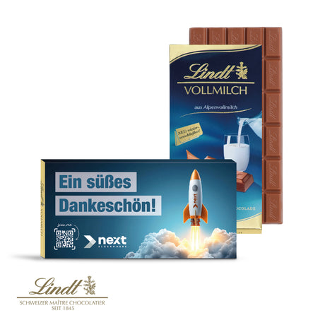 Individuelles Mitarbeitergeschenk - Premium Schokolade von Lindt