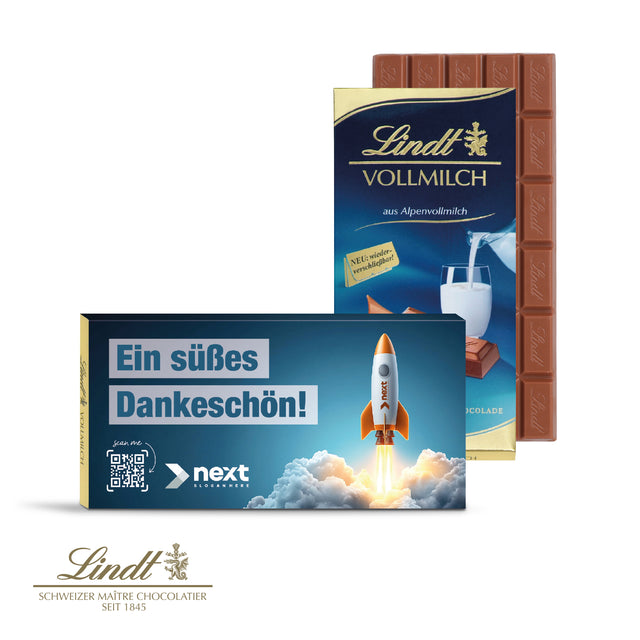 Individuelles Mitarbeitergeschenk - Premium Schokolade von Lindt